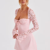 Vestido Mini Jacinta - Blush