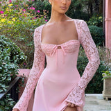 Vestido Mini Jacinta - Blush