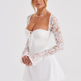 Vestido Mini Jacinta - Marfim
