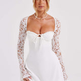 Vestido Mini Jacinta - Marfim