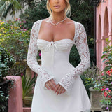 Vestido Mini Jacinta - Marfim