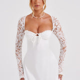 Vestido Mini Jacinta - Marfim