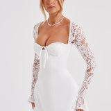 Vestido Mini Jacinta - Marfim