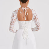 Vestido Mini Jacinta - Marfim