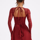 Vestido Mini Jacinta - Vermelho
