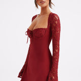 Vestido Mini Jacinta - Vermelho