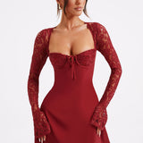 Vestido Mini Jacinta - Vermelho