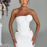 Corset Jacquie - Marfim