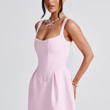 Vestido Mini Janiyah - Blush