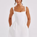 Vestido Mini Janiyah - Marfim