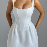 Vestido Mini Janiyah - Marfim