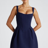 Vestido Mini Janiyah - Marinho