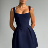 Vestido Mini Janiyah - Marinho