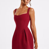 Vestido Mini Janiyah - Vinho