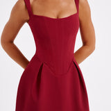 Vestido Mini Janiyah - Vinho
