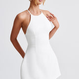 Vestido Mini Jayne - Marfim
