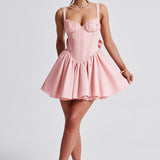 Vestido Mini Josie - Rosa Claro