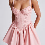 Vestido Mini Josie - Rosa Claro
