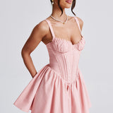 Vestido Mini Josie - Rosa Claro