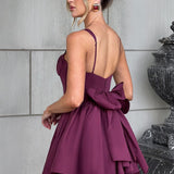 Vestido Mini Josie - Verniz Cereja