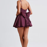 Vestido Mini Josie - Verniz Cereja