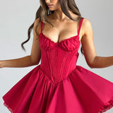 Vestido Mini Josie - Vermelho