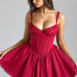 Vestido Mini Josie - Vermelho