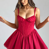 Vestido Mini Josie - Vermelho