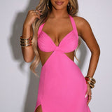 Vestido Mini Kamilla - Rosa Choque