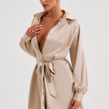 Vestido Mini Kara - Champanhe