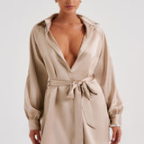 Vestido Mini Kara - Champagne