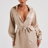 Vestido Mini Kara - Champanhe