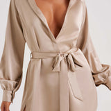 Vestido Mini Kara - Champagne