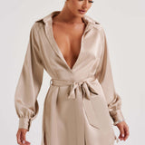 Vestido Mini Kara - Champagne