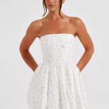 Vestido Mini Katrina - Estampa Floral Rosa
