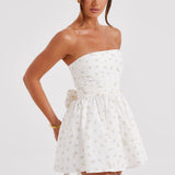 Vestido Mini Katrina - Estampa Floral Rosa