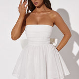 Vestido Mini Katrina - Brilho Marfim
