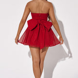Vestido Mini Katrina - Vermelho Brilhante