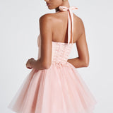 Vestido Mini Keely - Pêssego Suave