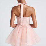 Vestido Mini Keely - Pêssego Suave