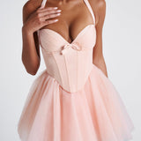 Vestido Mini Keely - Pêssego Suave