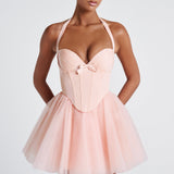 Vestido Mini Keely - Pêssego Suave