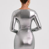 Vestido Mini Kyranni - Gunmetal