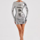 Vestido Mini Kyranni - Gunmetal