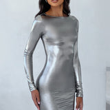 Vestido Mini Kyranni - Gunmetal