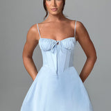 Vestido Mini Lacey - Azul