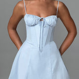 Vestido Mini Lacey - Azul