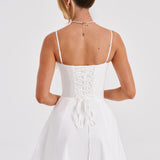 Vestido Mini Lacey - Marfim