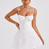Vestido Mini Lacey - Marfim