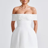Vestido Mini Laurel - Marfim
